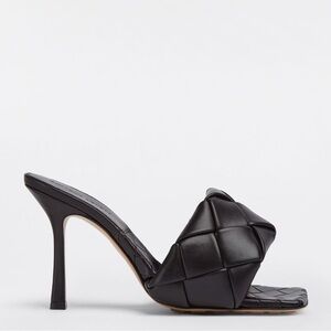 Bottega Veneta Lido Mule High Heels – Size 10 – Black